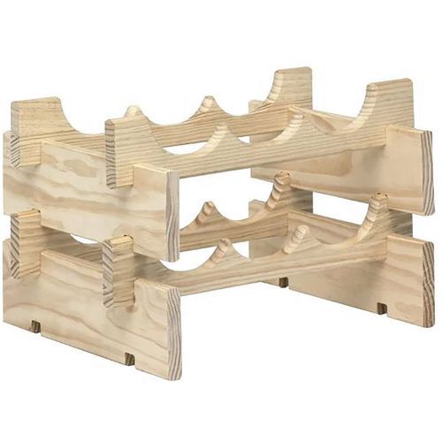 Casier Range 6 Bouteilles Merlot 25x39x29cm