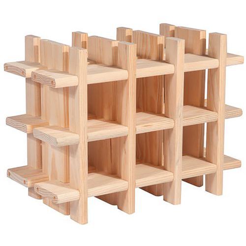 Casier Range 9 Bouteilles Rioja 32.5x43x22cm