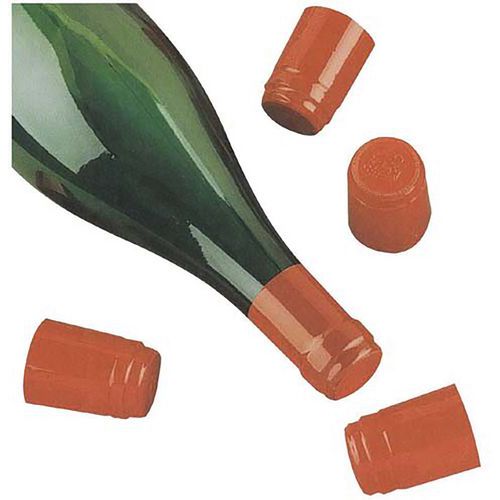 Capsule Pvc Rétractable Rouge X50