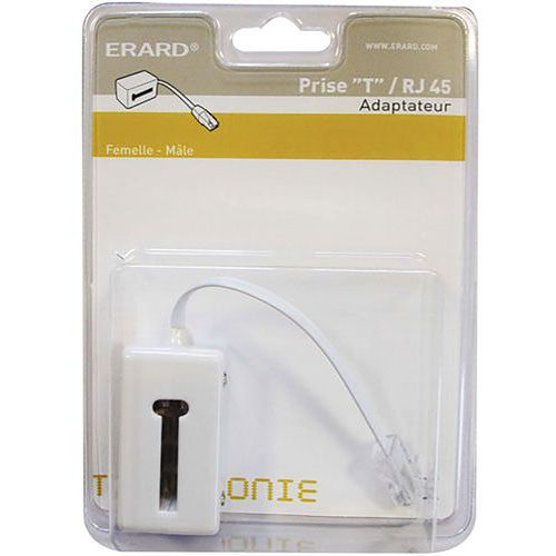 Adaptateur Téléphone Prise T Femelle/rj45 Mâle Sur Carte