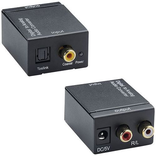 Convertisseur Toslink F Et 1 Rca F Vers 2 Rca F