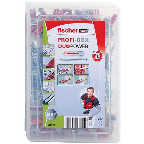 Cheville Masterbox Duopower Avec Vis X50 Pièces