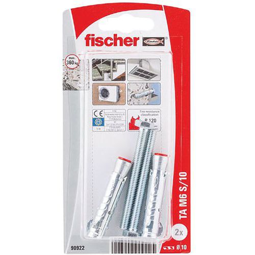 Cheville Lourde Ta M6s Nv Blister De 2