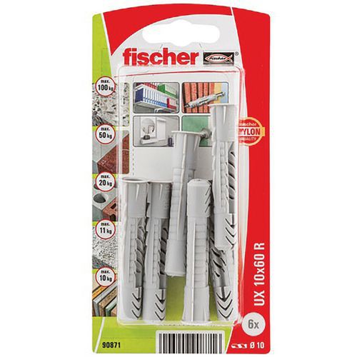 Cheville Multimat Ux 10x60 R Blister X6