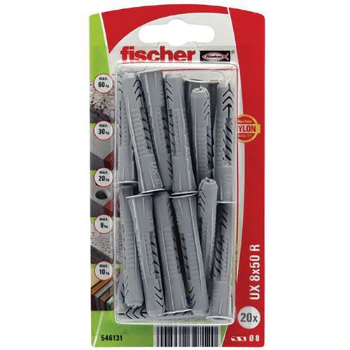 Cheville Multimat Ux 8x50r Blister De 20