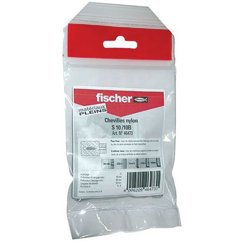 Cheville Nylon S 5/50b Sachet 50p.