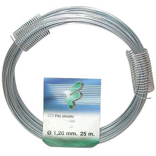 Fil Zingué 1.2mm Rouleau 25m Sc