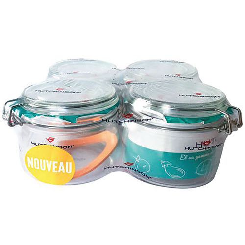 Bocal à Conserves Hutchinson 1/2l X4