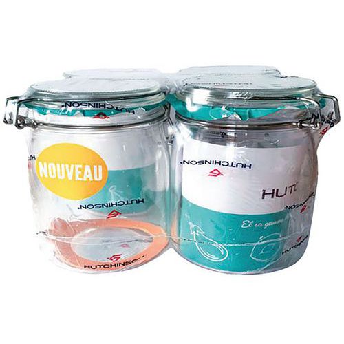 Bocal À Conserves Hutchinson 1l X4
