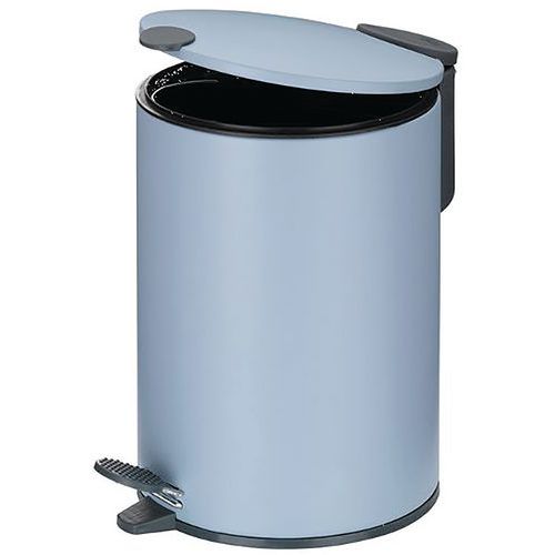 Poubelle Pour Sanitaire Mats 3l Métal Bleu Brouillard