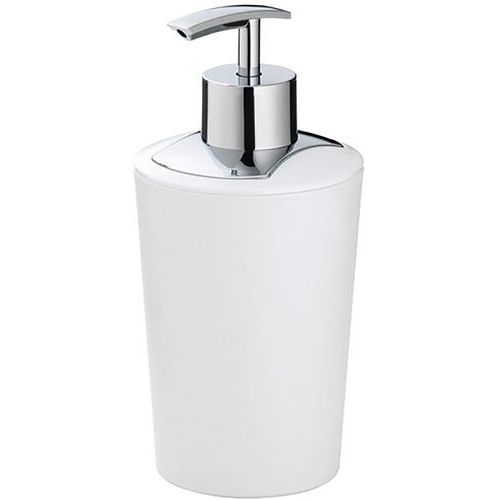 Kela - Distributeur à savon Marta Blanc - 350 ml - Hauteur 17 cm - Design Moderne