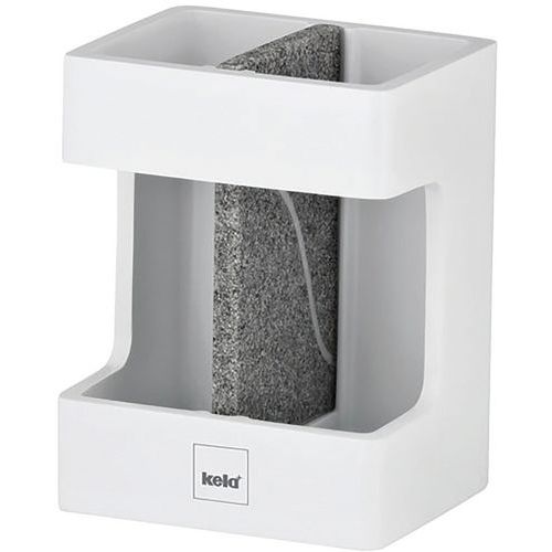 Gobelet Porte Brosse A Dents Cube Blanc Pierre