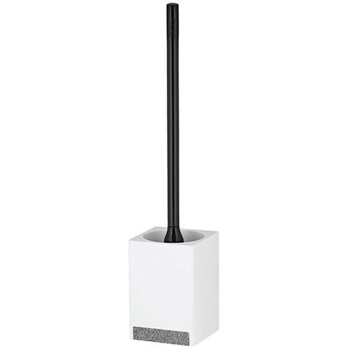 Brosse Wc Cube Blanc Pierre