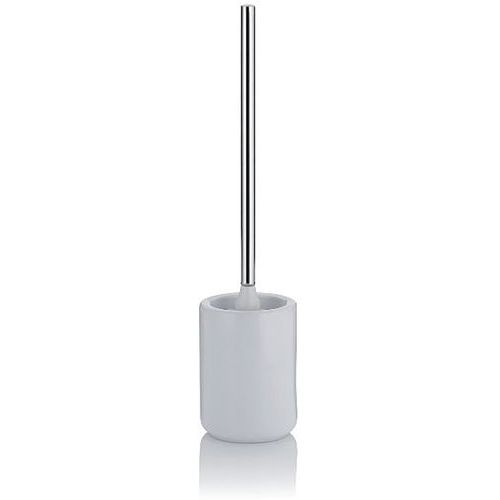 Kela - Porte-brosse WC Isabella Blanc - Polypropylène - Hauteur 46 cm - Design Élégant
