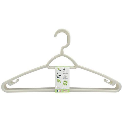 Cintre Plastique Avec Crochet Tournant X6