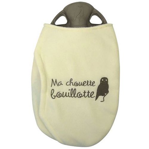 Bouillotte Chouette Avec Housse Polaire