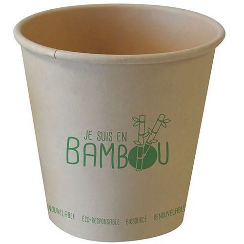 Gobelets Bambou 25Cl X50 - Sphere Gobelets Bambou 25Cl X50 - Sphere