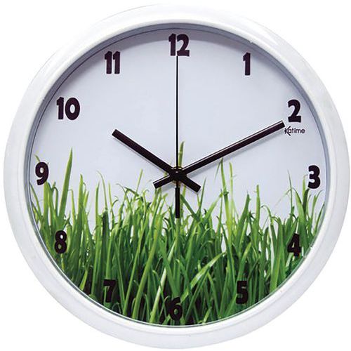 Pendule Silencieuse 26cm Nature Assorti