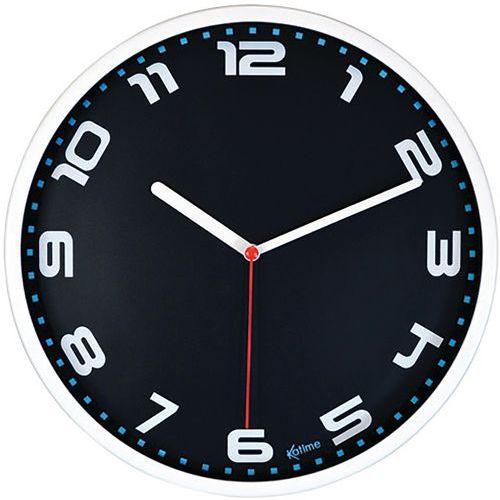 Pendule Silencieuse Plastique 25cm Assorti