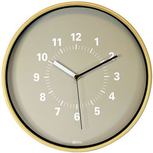 Pendule Silencieuse Plastique 30cm Assorti