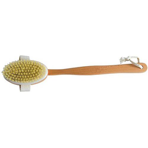 Brosse De Bain En Bois 37cm