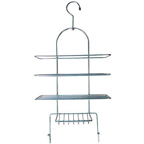 Etagère De Douche à Suspendre Chromée 25x53x11cm