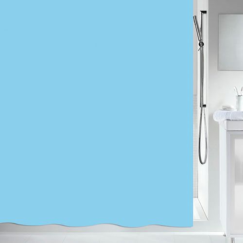 Rideau De Douche Polyester 180x200cm Bleu