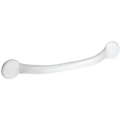 Barre D'appui Droite 43cm Acier Ã‰poxy Blanc