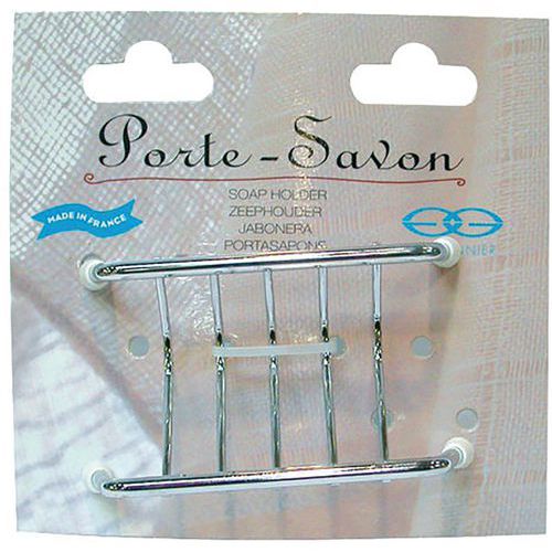 Porte Savon Grille Fil Chrome
