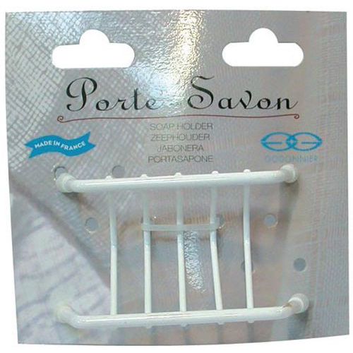 Porte Savon Grille Fil Plast.blc 72001