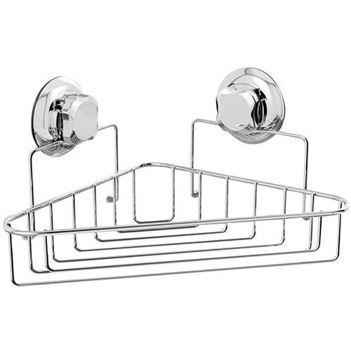 Tablette D'angle Métal Double Ventouses