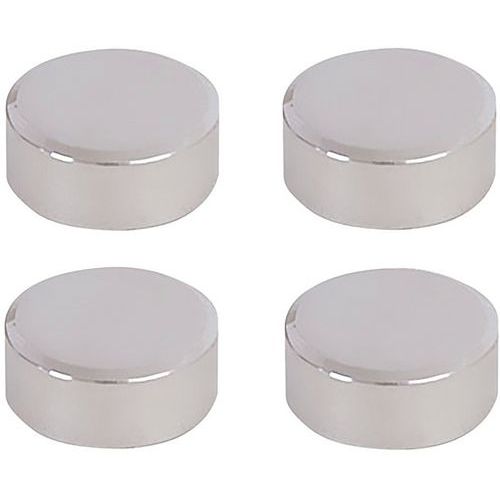 Fixations Miroirs Rondes Chromées Ã˜20cm Lot De 4