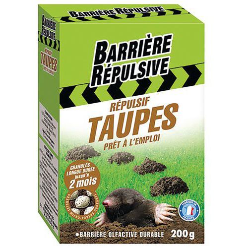 Répulsif Taupes Granulés Prêt à L'emploi 200g /nc