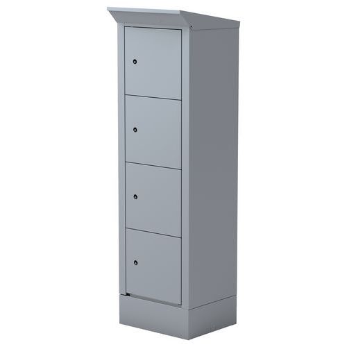 Station De Recharge E-bike Serrure à Consigne Aluminium 9006