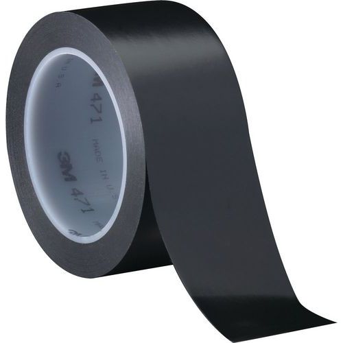 3M - Ruban Vinyle Noir 471 - 50mm x 33m - Haute Performance Multi-usage