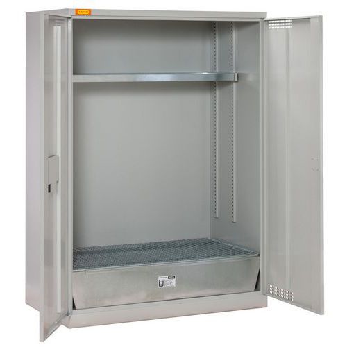 Armoire à Fût 14/20 Avec Bac De Rétention - 210 L