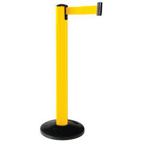 Poteau De Balisage Extérieur Sangle Jaune Poteau Jaune