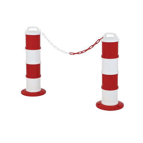 Kit 2 Balises Modulables Rouge/blanc