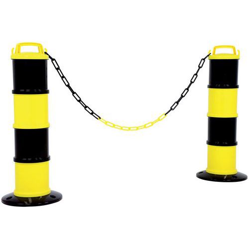 Kit 2 Balises Modulables Jaune/noir