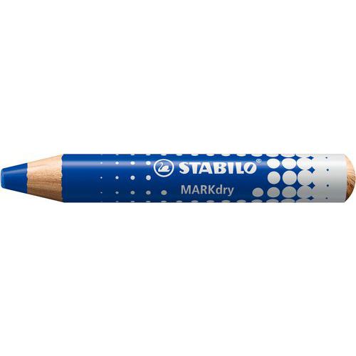 Crayon Marqueur Stabilo Markdry - Bleu