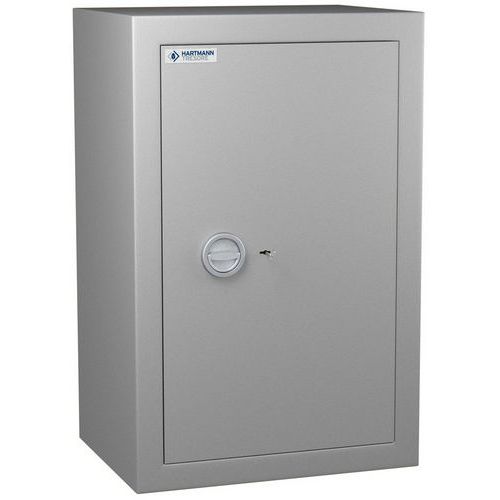 Hartmann Tresore - Coffre-fort Vulcain 167L Serrure à Clé Gris - 1000x650x500mm - 3 Tablettes - Haute Sécurité