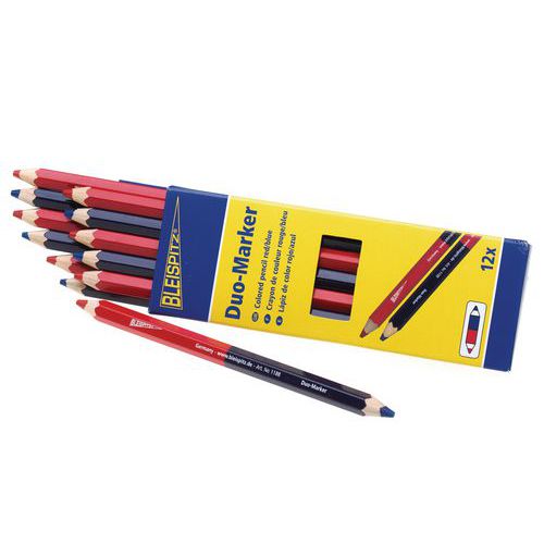 Crayon Bicolor Rouge Bleu L: 175cm