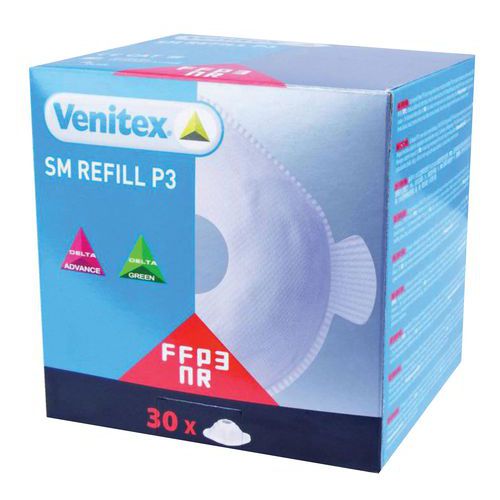 Boite De 30 Filtres Ffp3 Spider Mask