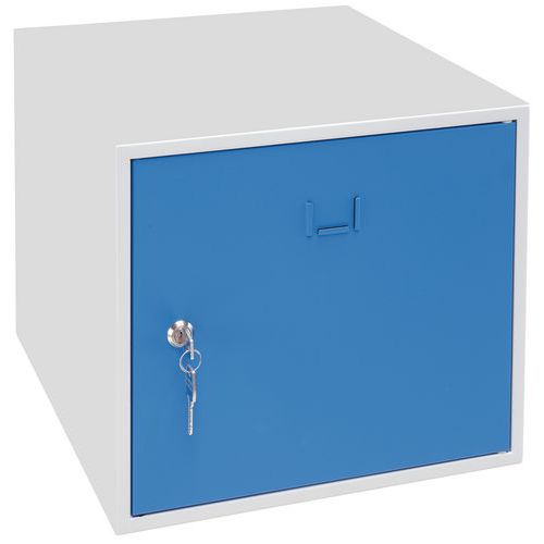 Casier Individuel Hxlxp 350x400x450 Blanc/bleu