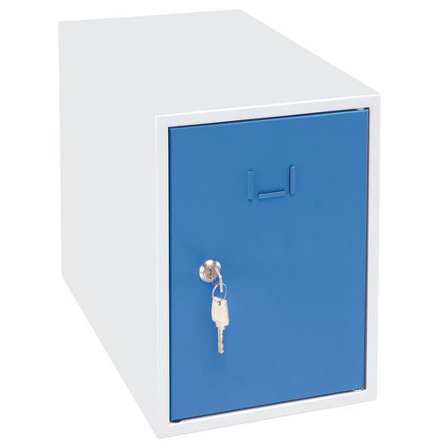 Casier Individuel Hxlxp 350x250x450 Blanc/bleu