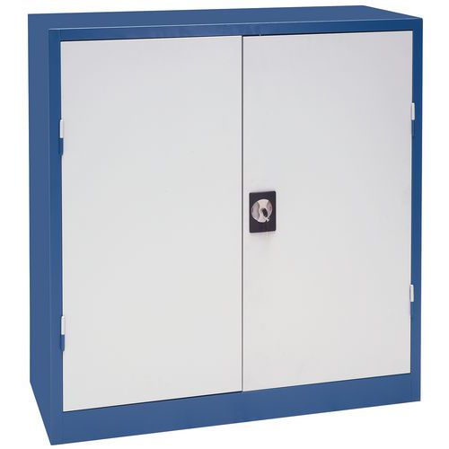 Armoire Monobloc Prof 45cm Bleu/gris