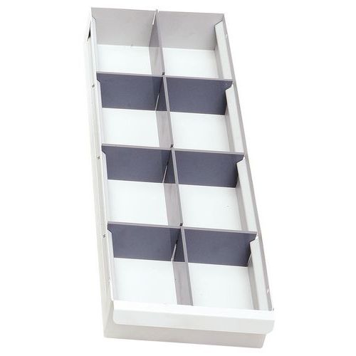 Séparateurs D'Armoire DURHAM 010-95 - Lot De 12, Pour Organisation De Tiroirs Et Étagères