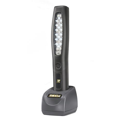 Zeca - Baladeuse LED Rechargeable 19 Leds Noir - Autonomie 4.5h - IP64 - 160lm