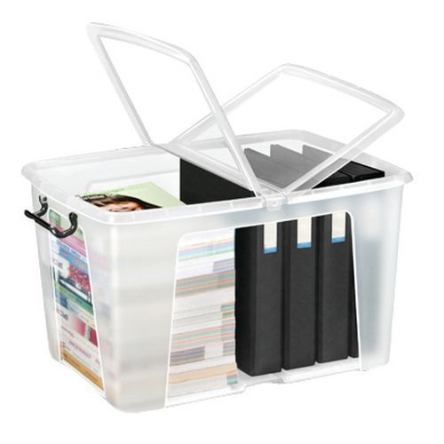 Boîte de rangement pour papier d'emballage avec couvercle, 60 L