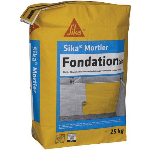 Enduit l'imperméabilisation des fondations - Sika Enduit l'imperméabilisation des fondations - Sika